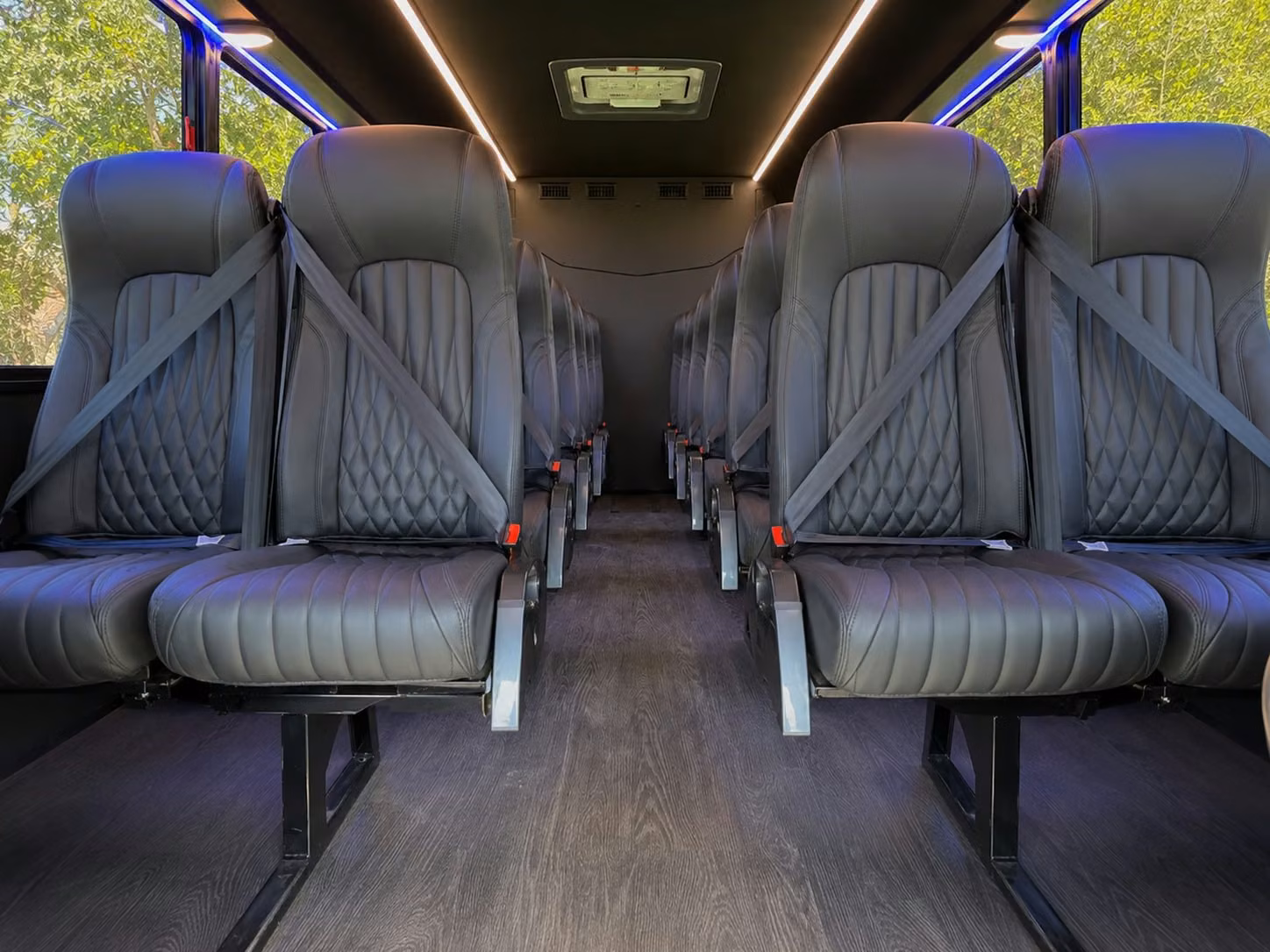 20 passenger minibus inside