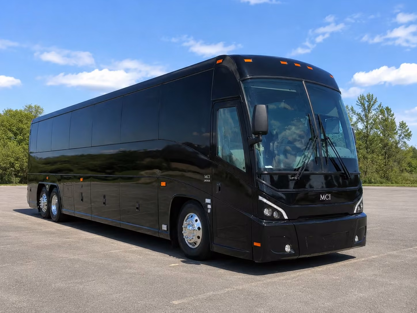 cedar rapids charter bus rental exterior