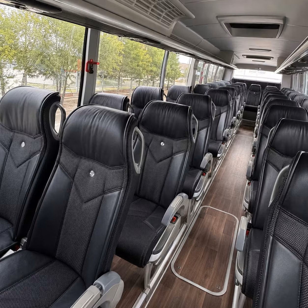 cedar rapids charter bus rental inside